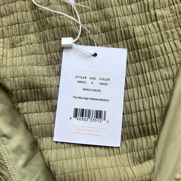 Andie The 90s high waisted bikini bottom Sz Small - Picture 2 of 5